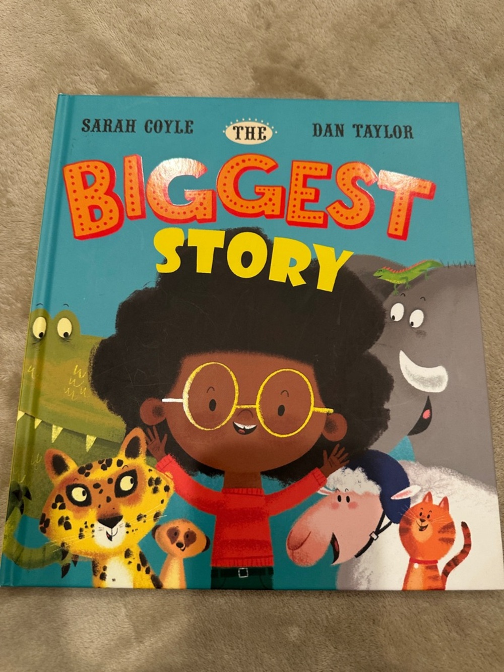 The Biggest Story Kids Picture Book - Bright Teal Cover